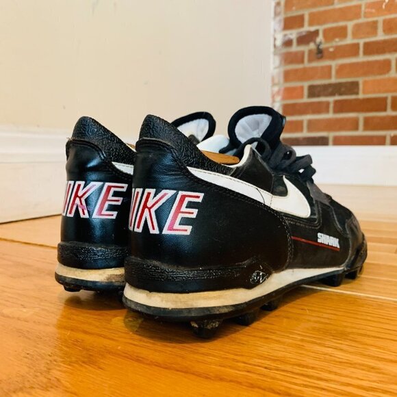 Vintage 1991 Nike Grid Shark Football Cleats Size 10.5